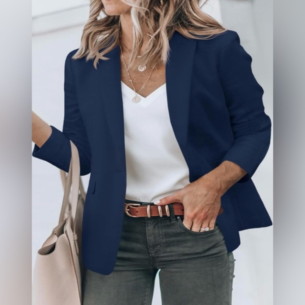 Navy Blue Women's Blazer